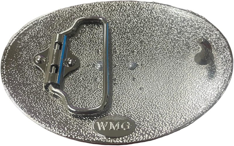 WMG Masonic Mason Symbol Logo Large Huge Rodeo Western Gold Tone Belt Buckle Fits Up to 2 Inch Belts - Image 3